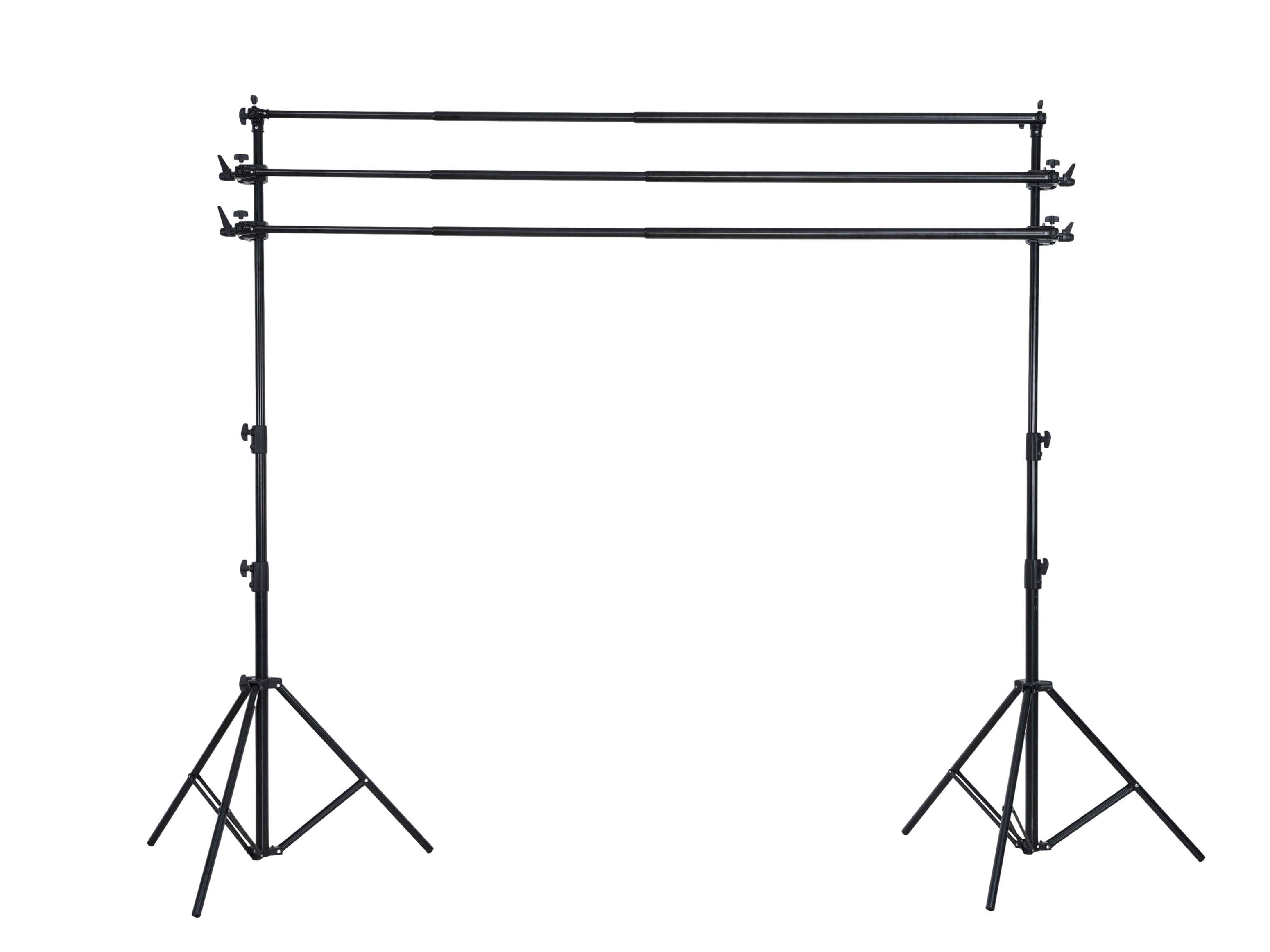 3 crossbars adjustable background stand