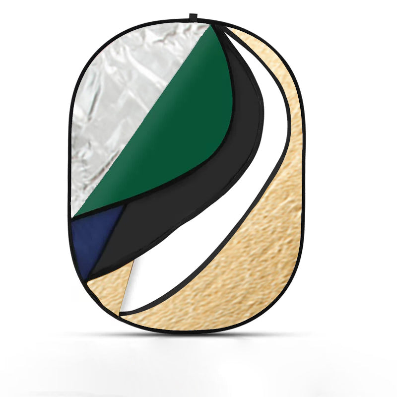 7-In-1 Light Reflector Oval For Collapsible Disc