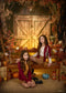 Kate Autumn Barn Pumpkin Backdrop Designed by Emetselch