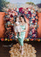 Kate Painted Boho Free Spirit Outside Floral Backdrop Designed by Mini MakeBelieve
