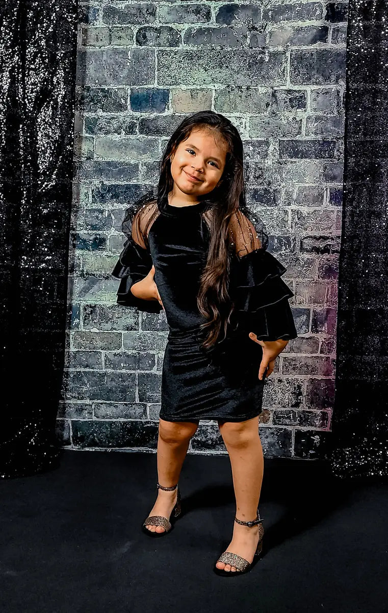 Kate Dark Tone Brick Wall Backdrop Designed by Emetselch