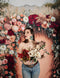 Kate Painted Boho Free Spirit Outside Floral Backdrop Designed by Mini MakeBelieve