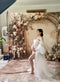 Kate Sunny Beige Flower Wall Spring Backdrop Designed by Emetselch