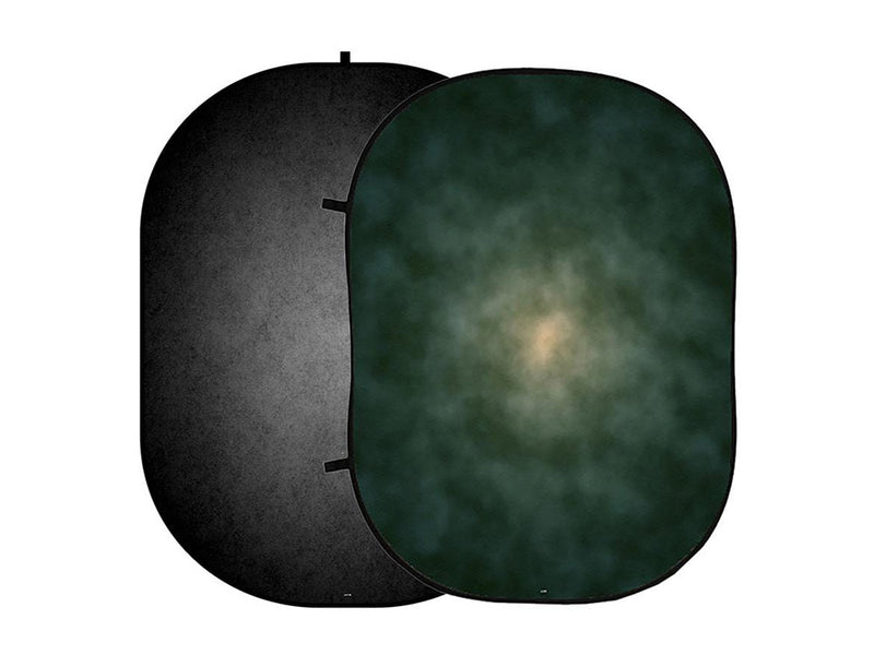Kate Abstract Dark Green/Black Collapsible Backdrop Photography 5X6.5ft(1.5x2m) - Purezens