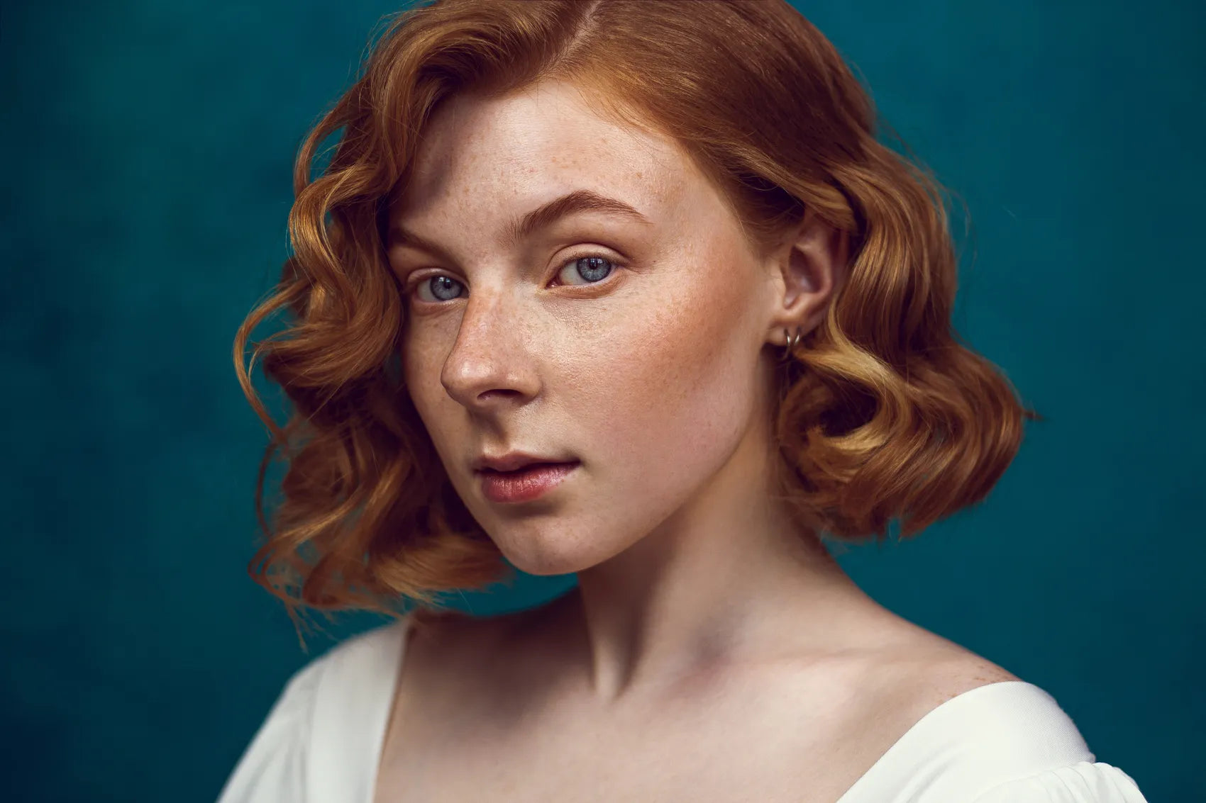 Kate Gray Abstract Texture/ Blue Green Abstract Texture Collapsible Backdrop Photography 5X6.5ft(1.5x2m) - Purezens