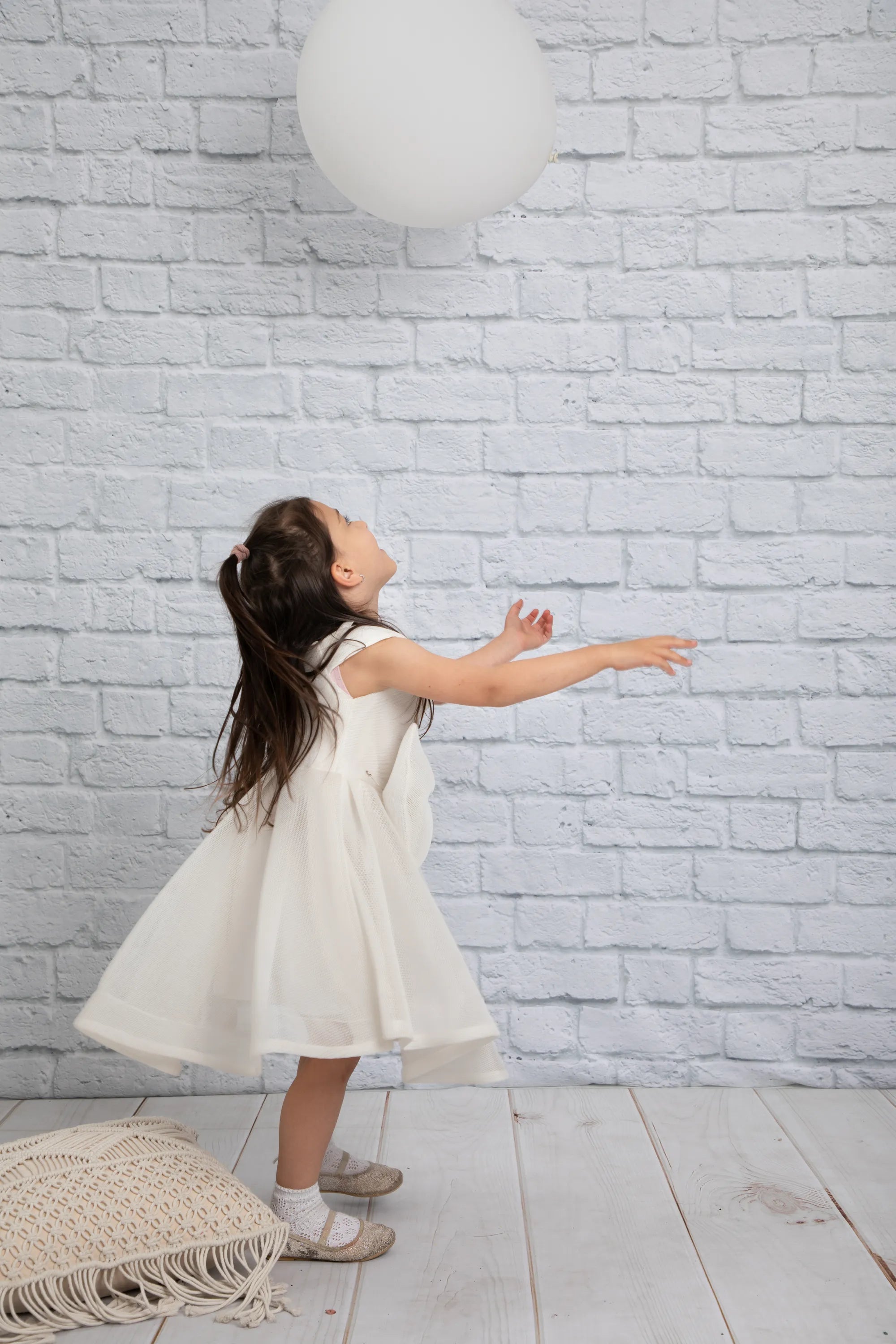 Kate White Brick background Backdrop for Photography or Birthday - Purezens