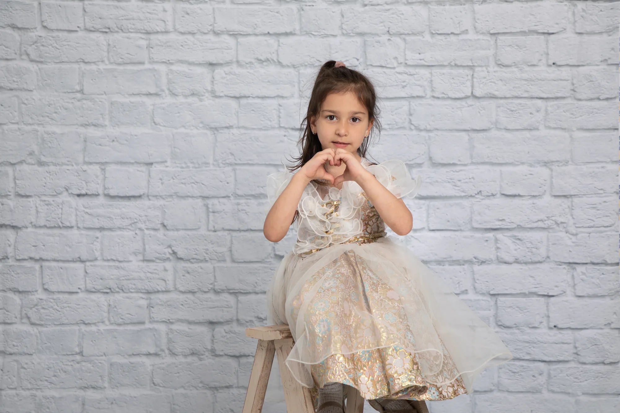 Kate White Brick background Backdrop for Photography or Birthday - Purezens