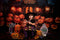 Kate Halloween Outdoor Forest Pumpkin Cottage Backdrop Designed by Emetselch