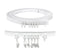 Kate Flexible Curtains Backdrops Bendable Track Ceiling Wall Backdrop Stand