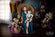 Kate Spring Fine Art Oil Painterly Floral Dark Teal Backdrop Designed by Mini MakeBelieve