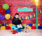 Katebackdrop鎷㈡綖Kate Brick Wall with Colorful Balloons Backdrop for Photography