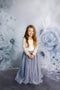 Kate Fine Art Florals Denim/Blue Backdrop Portrait Photography - Purezens
