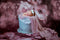 Kate Abstract Flower Backdrop Hand Painted Texture Designed by GQ - Purezens