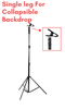 Kate 3x2.8m Backdrop Stand Frame Kit for Photography Studio( including 4 fish mouth clips + 4 stretch clips + E vigorous clip) - Purezens