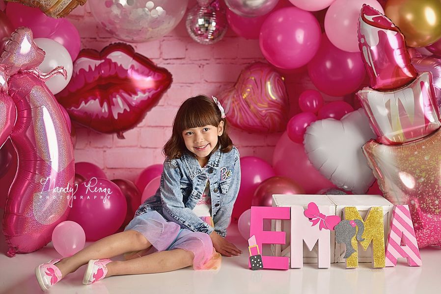 Kate Pink Brick Wall Photography Backdrops - Purezens