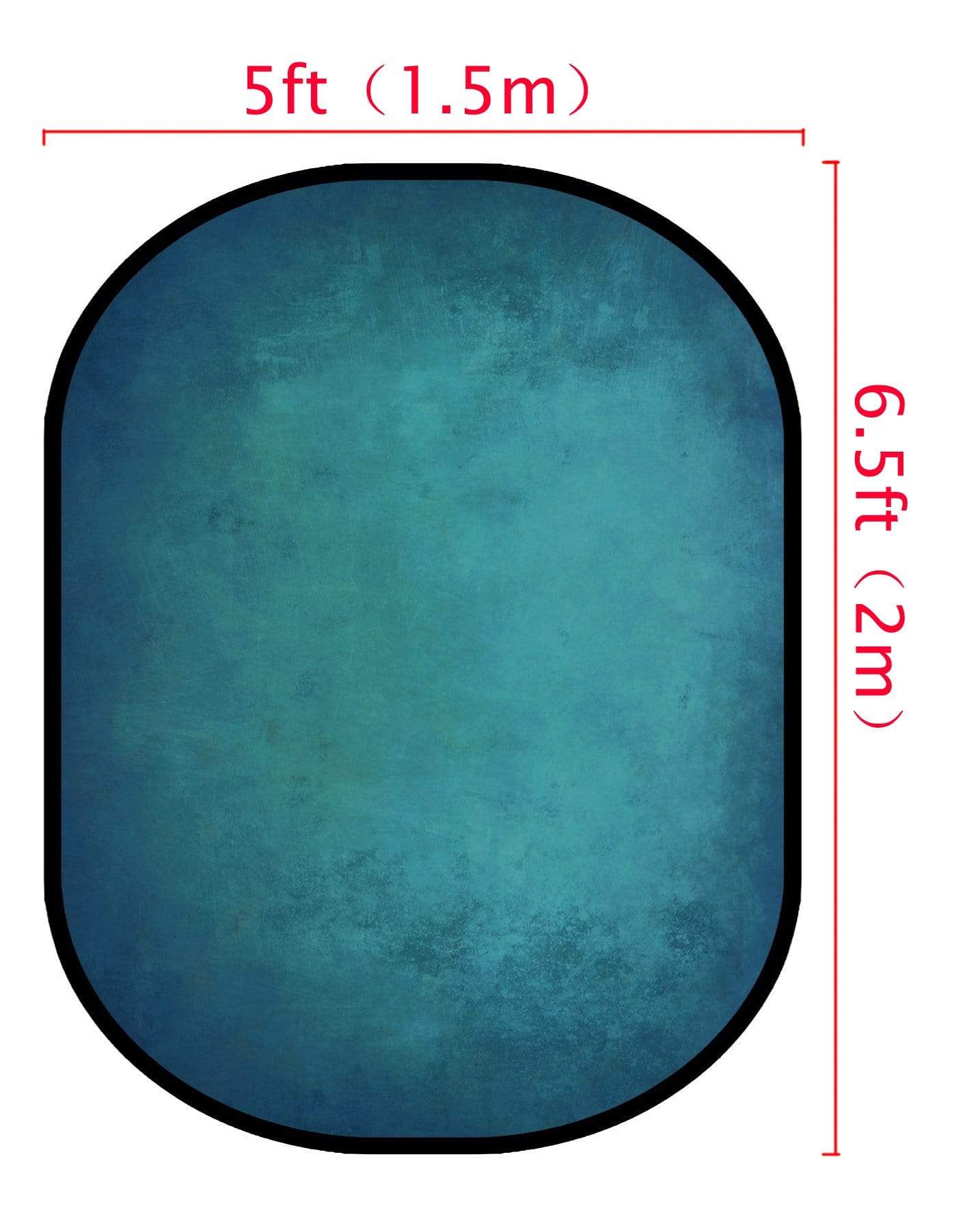 Katebackdrop拢潞Kate Gray Abstract Texture/ Blue Green Abstract Texture Collapsible Backdrop Photography 5X6.5ft(1.5x2m)