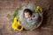 Kate Dark Brown Wood Floor Rubber Floor Mat - Purezens