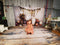Kate Burnt Wood Planking Rubber Floor Mat Designed by Arica Kirby - Purezens