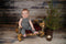 Kate Burnt Wood Planking Rubber Floor Mat Designed by Arica Kirby - Purezens