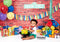 Kate Brick Wall with Colorful Balloons Backdrop for Photography - Purezens