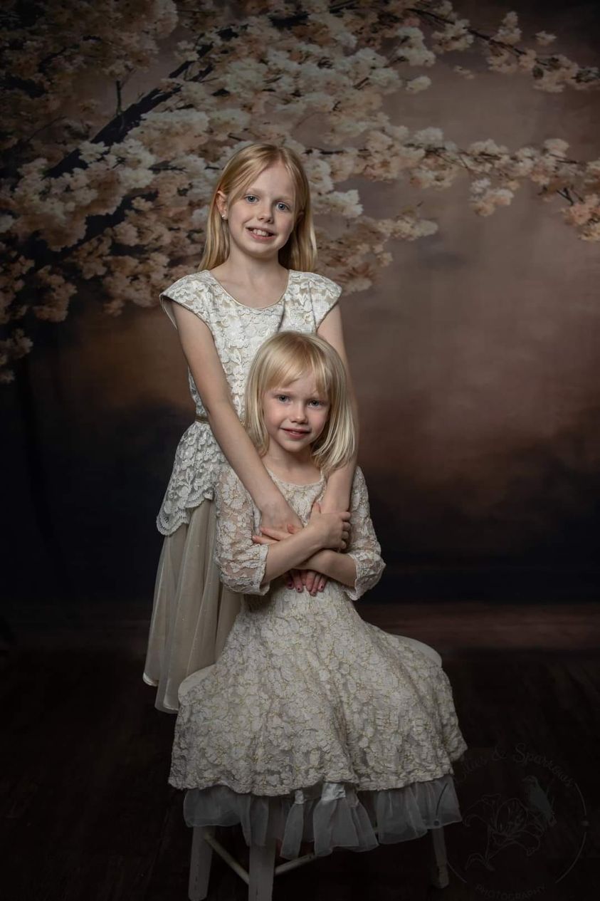 Kate Abstract Background With Florals Backdrops for Photography - Purezens