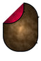 Kate Abstract Focus Brown/Dark Red Collapsible Backdrop Photography 5X6.5ft(1.5x2m)