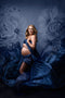 Kate Fine Art Florals Denim/Blue Backdrop Portrait Photography - Purezens