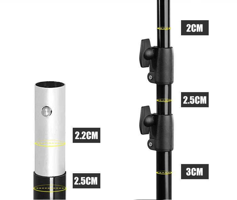 RTS Kate Equipment 8.5*10ft Black Aluminum Backdrops Stand(US ONLY)