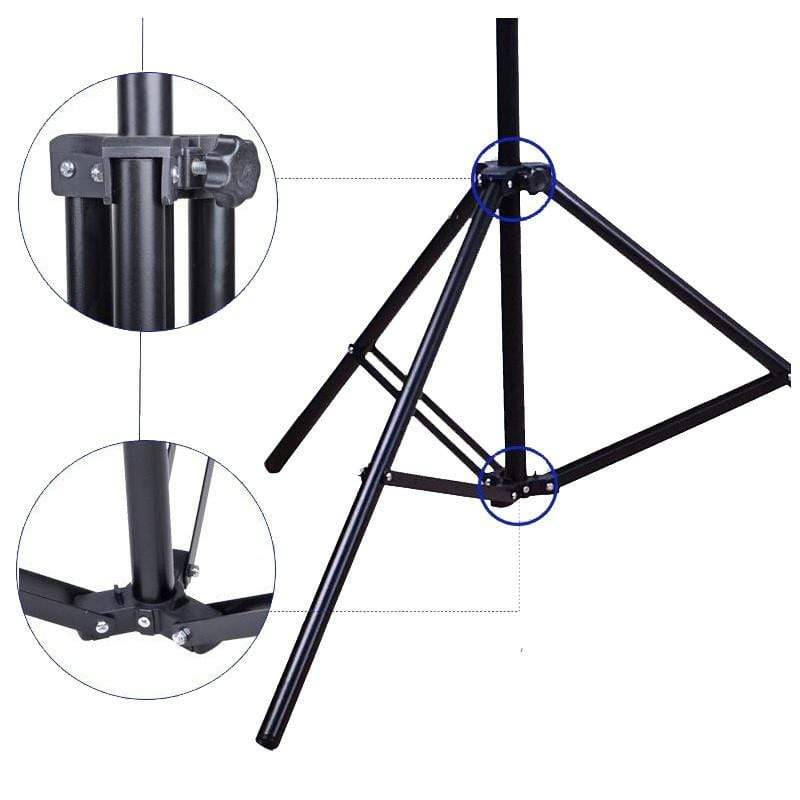 Kate Backgrounds Stand Equipment Black Framework Manual Aluminum - Katebackdrop
